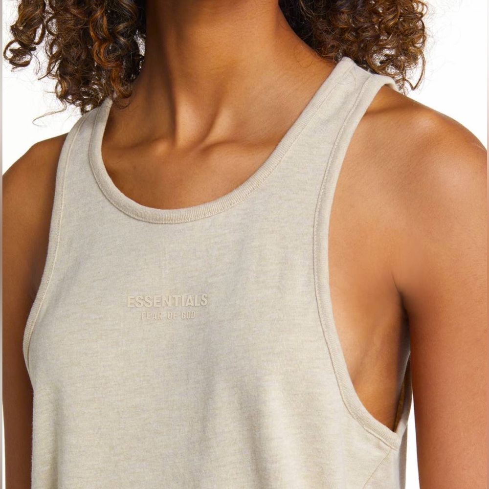 Fear of God Essentials Tank, Color: Gold Heather, Size XL